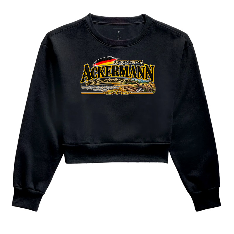 Ackermann  - Cropped Moletom
