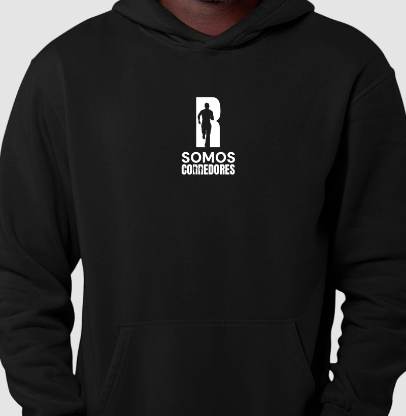 Moletom Canguru com Capuz Masculino - Somos Corredores 1