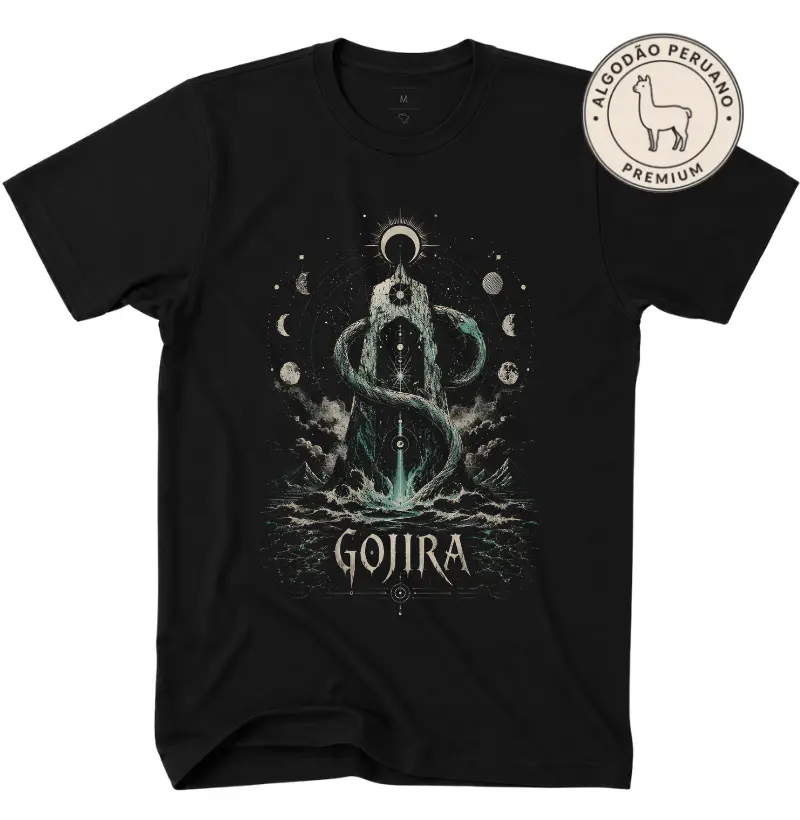 Camiseta Algodão Peruano Eclipse
