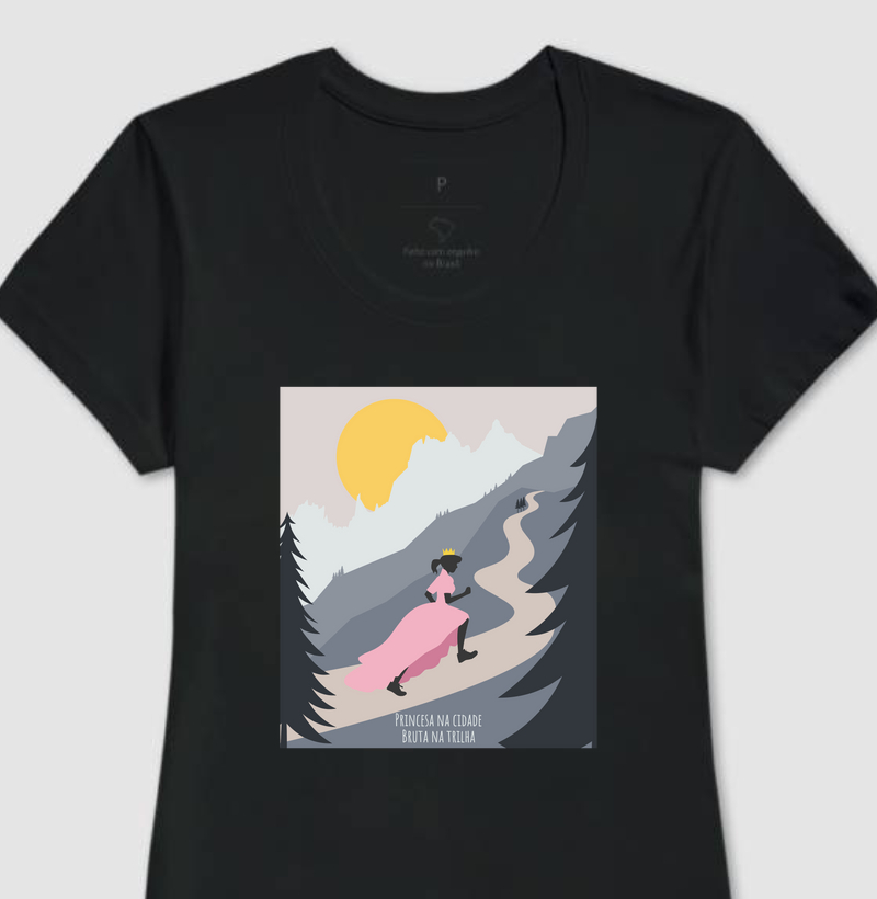 Camiseta Princesa Bruta - Feminina