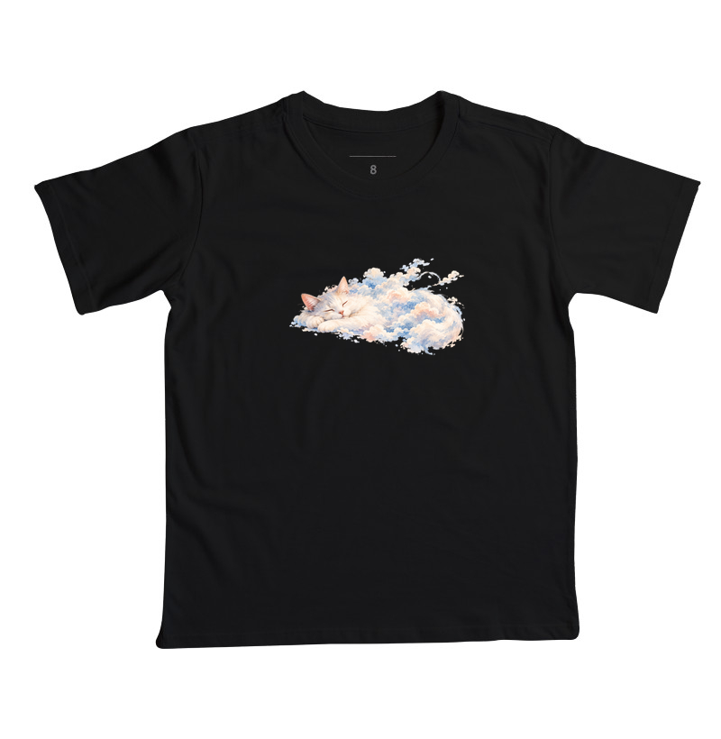 Nuvem de Gato - Camiseta Infantil