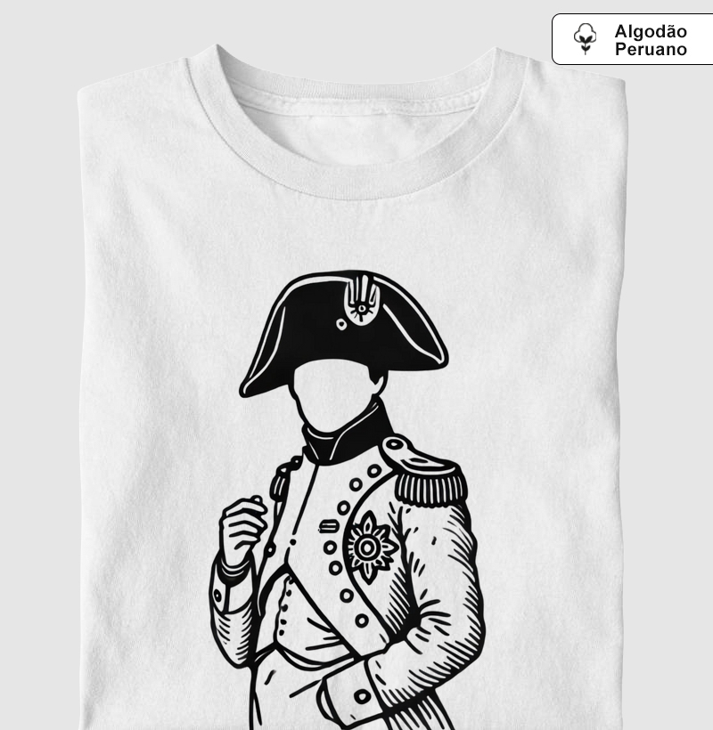 Camiseta Algodão Peruano Napoleão - A Imagem do Poder