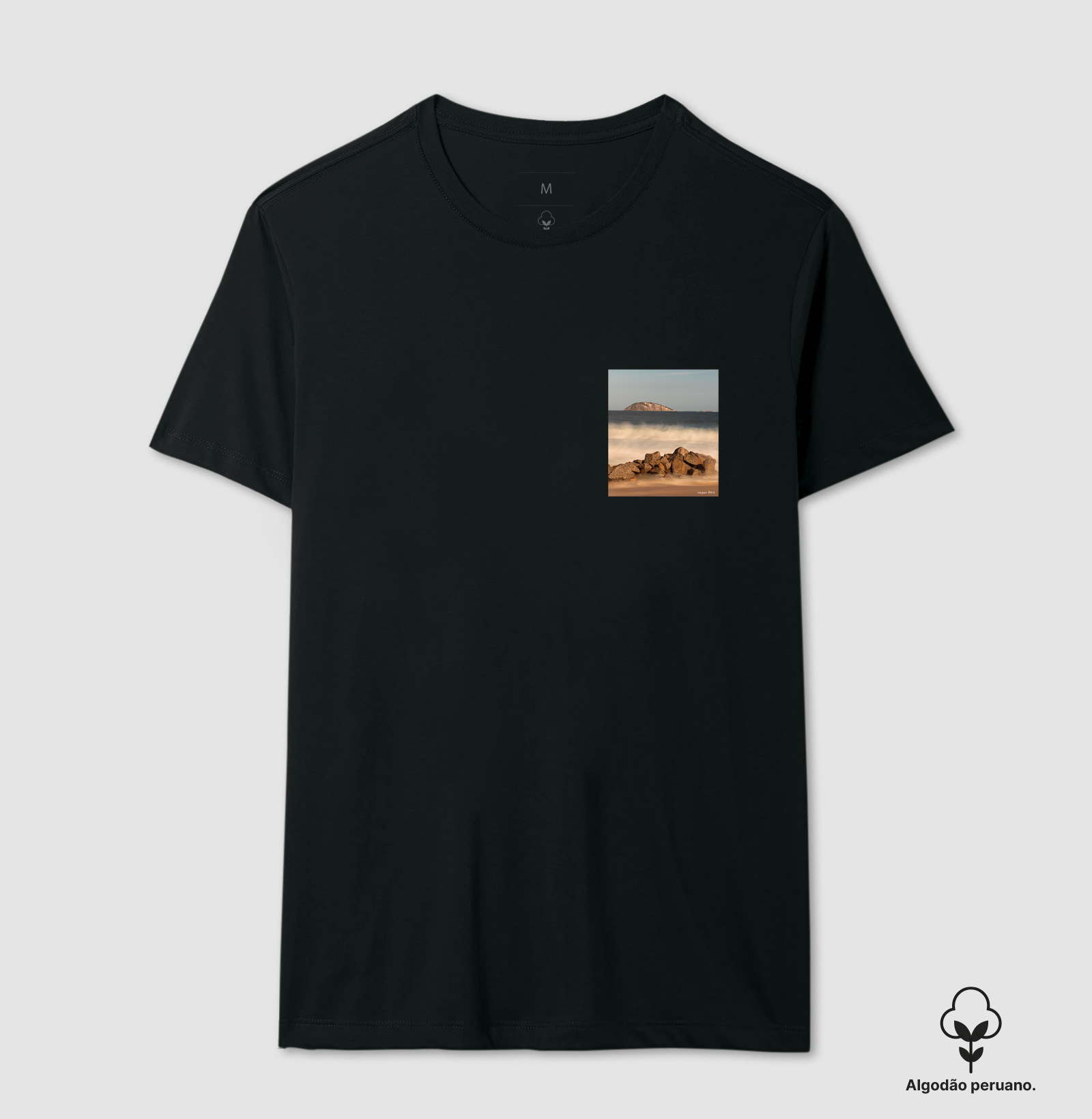 Camiseta Jardim de Alah Bolso