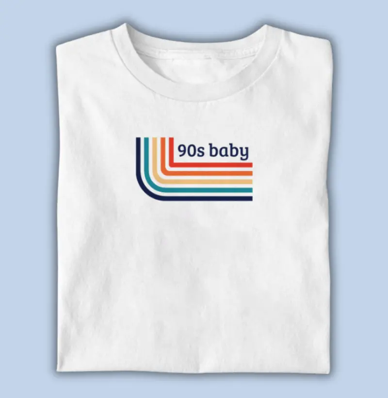 90s baby retrô