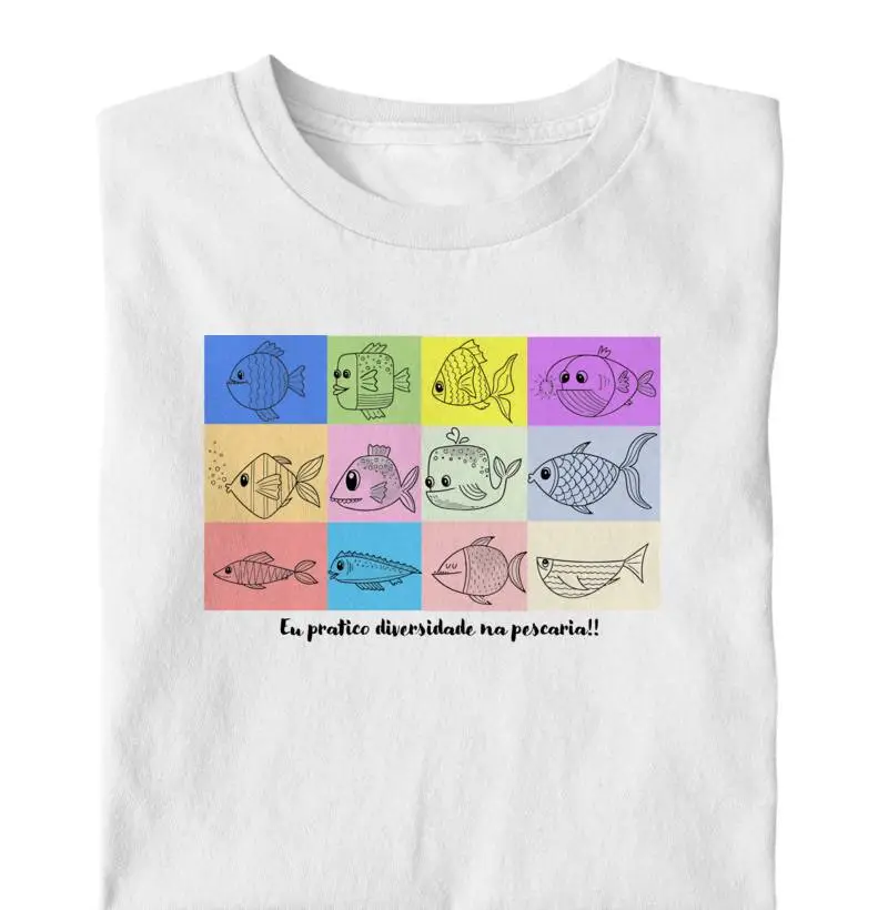 Camisa Eu Pratico Diversidade Na Pescaria