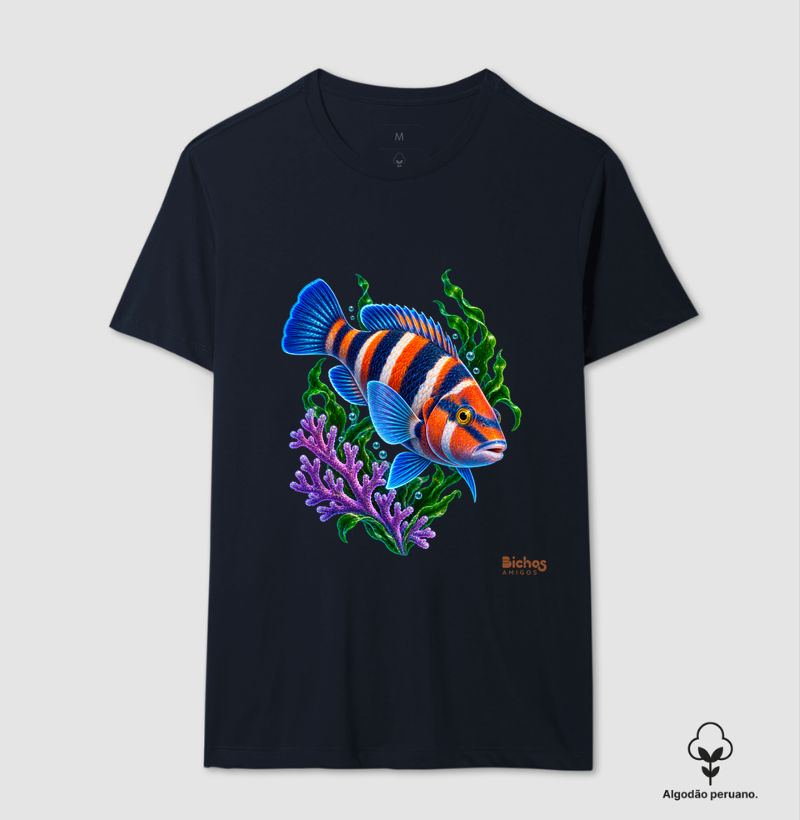 Peixe - Camiseta Algodão Peruano
