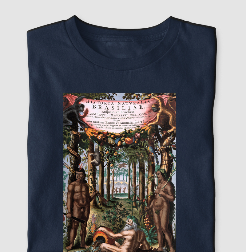 Camiseta Historia Naturalis Brasiliae: O Brasil de 1648
