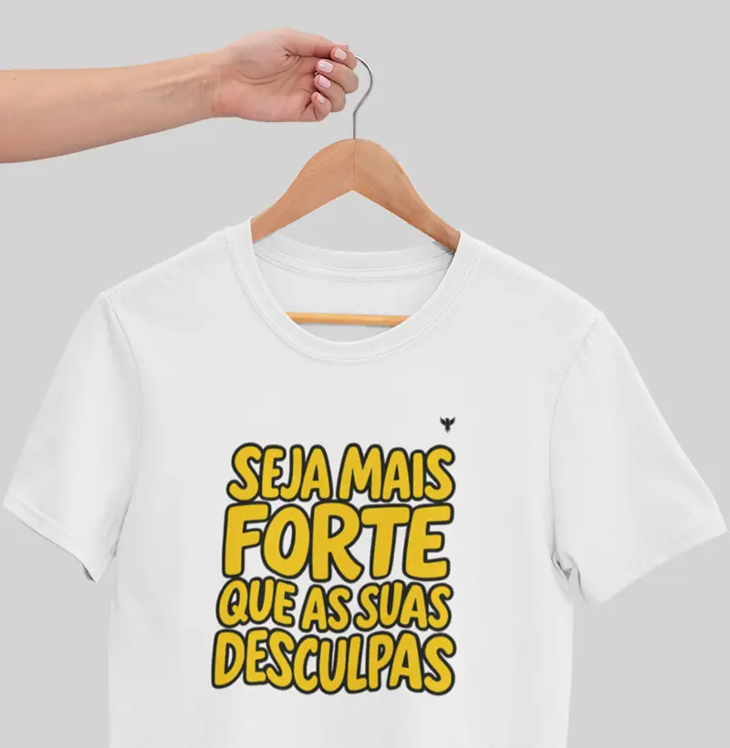 Seja mais forte que as suas desculpas
