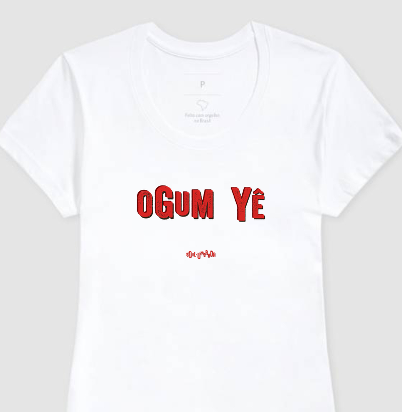 camiseta OGUM saudação feminina