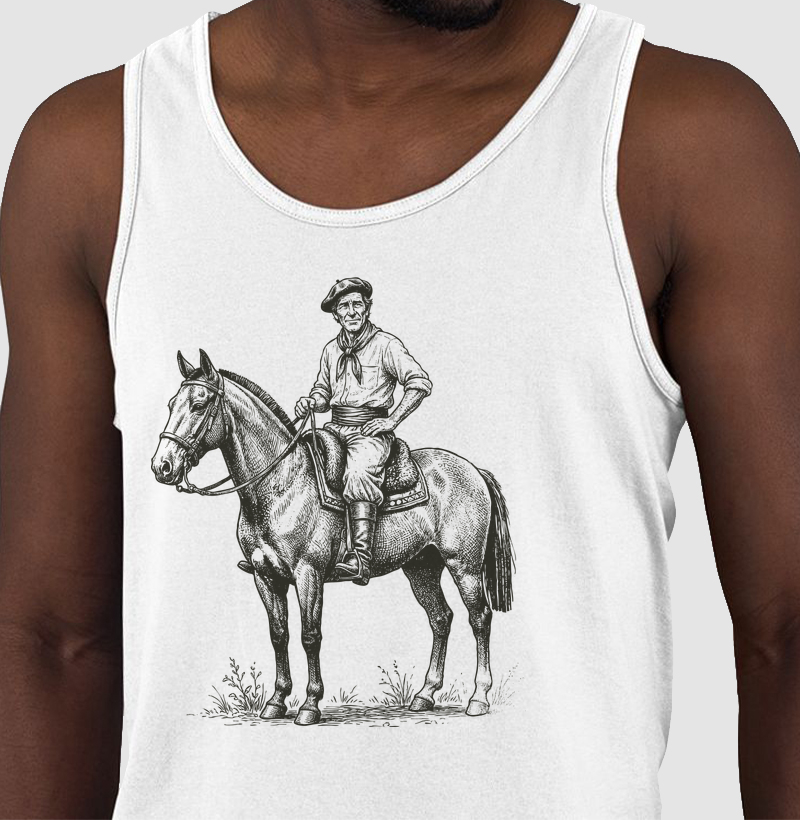 Camiseta Gaúcho a Cavalo - Identidade de Campo