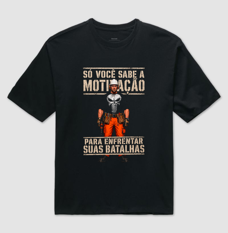 Motivação em Campo - Camiseta Oversized