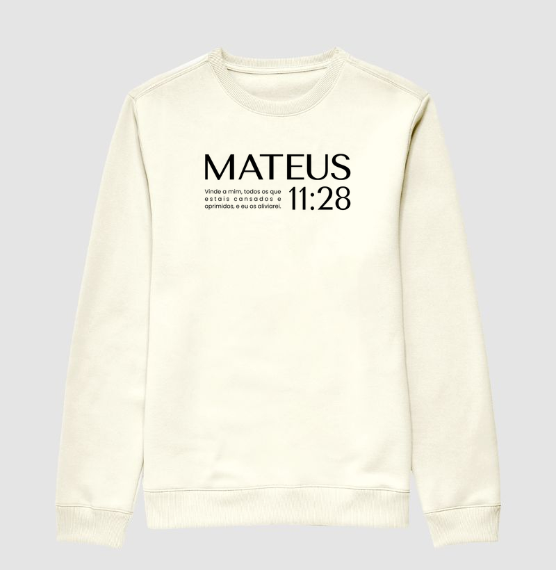 Suéter Moletom Mateus 11:28