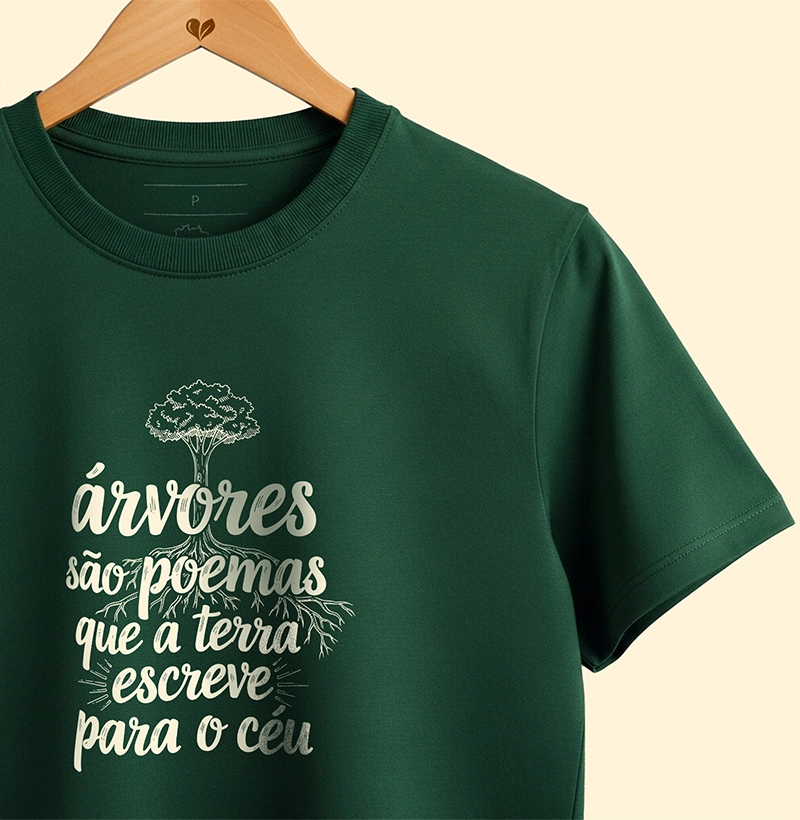 Árvores são poemas que a Terra escreve para o céu