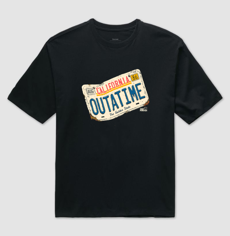 Camiseta OUTATIME — De Volta para o Futuro - Camiseta Oversized