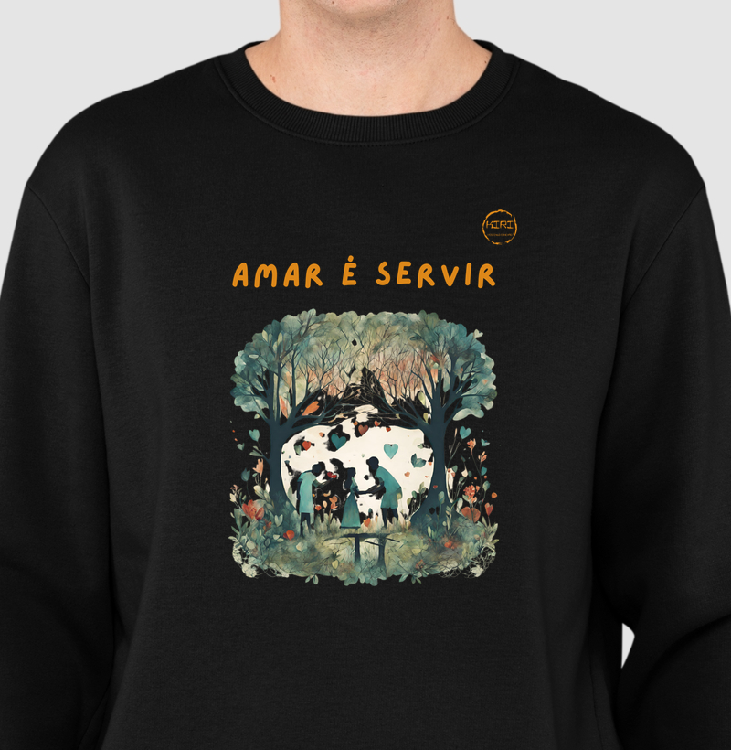 Moletom KIRI - Amar é Servir