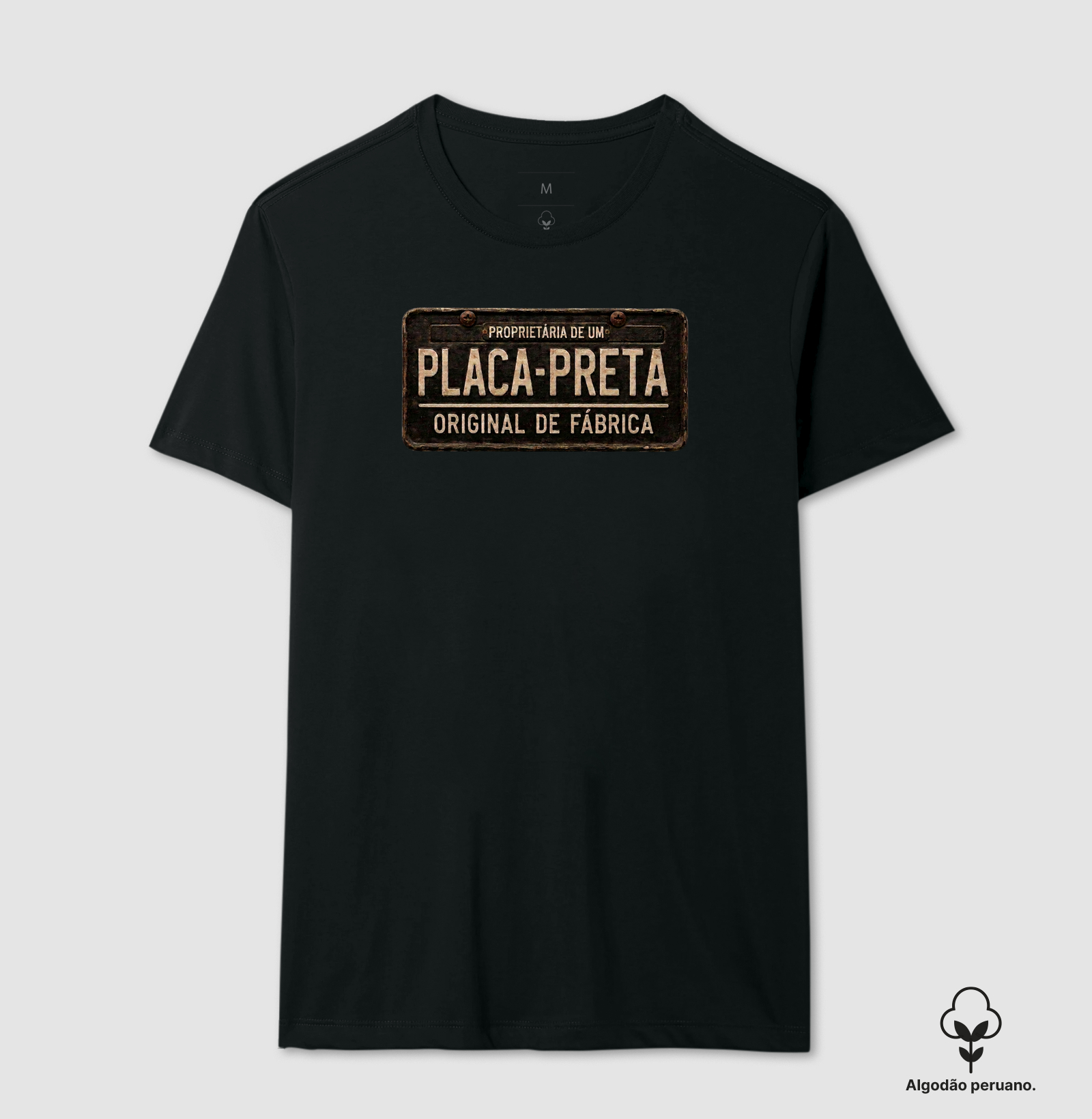 Proprietária | Placa Preta | Envelhecida