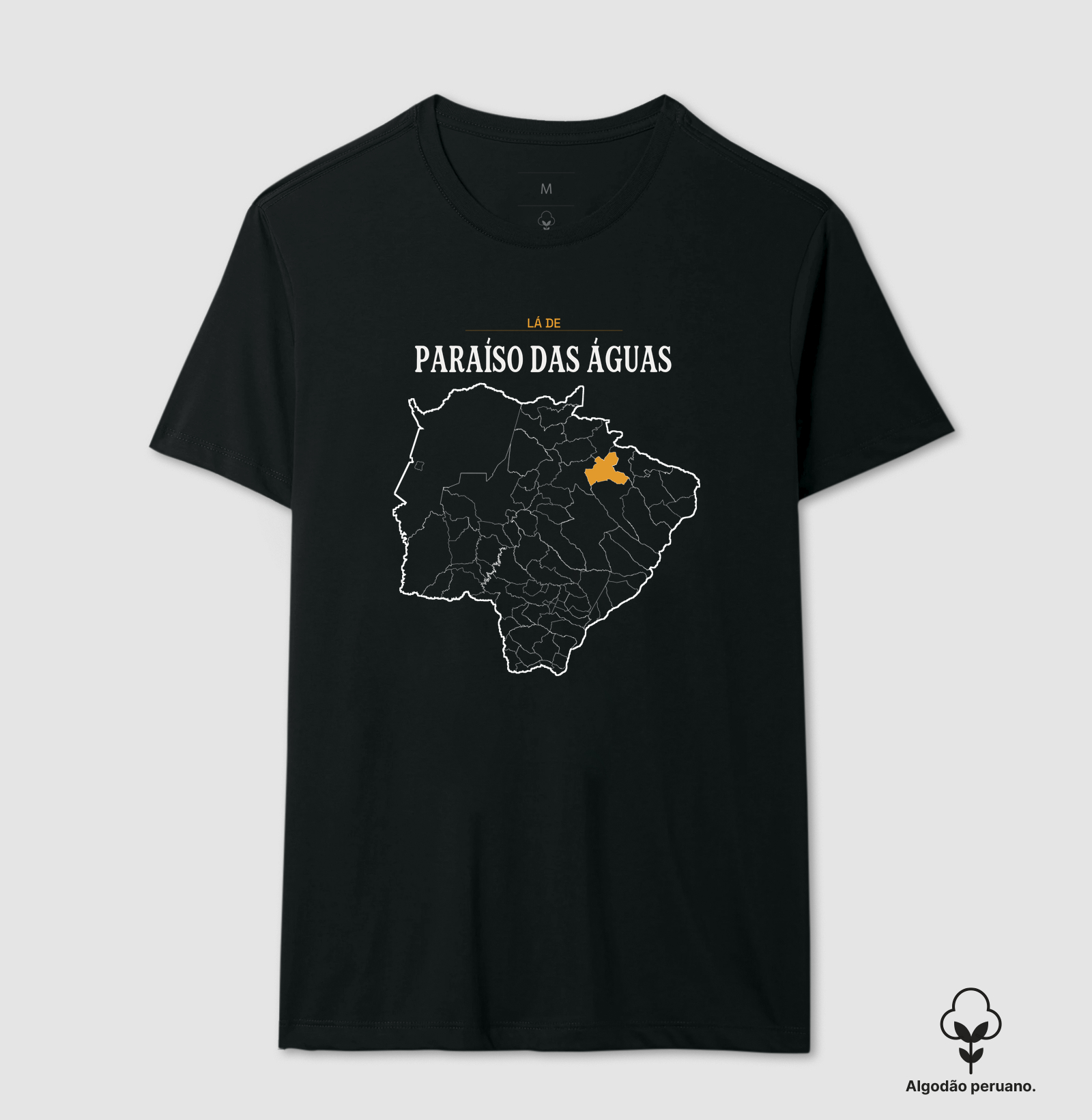 Paraíso das Águas | Território MS - Camiseta Algodão Peruano