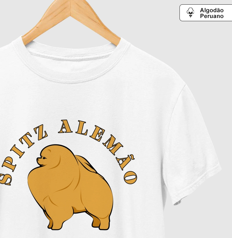 Camiseta Algodão Peruano Spitz Alemão