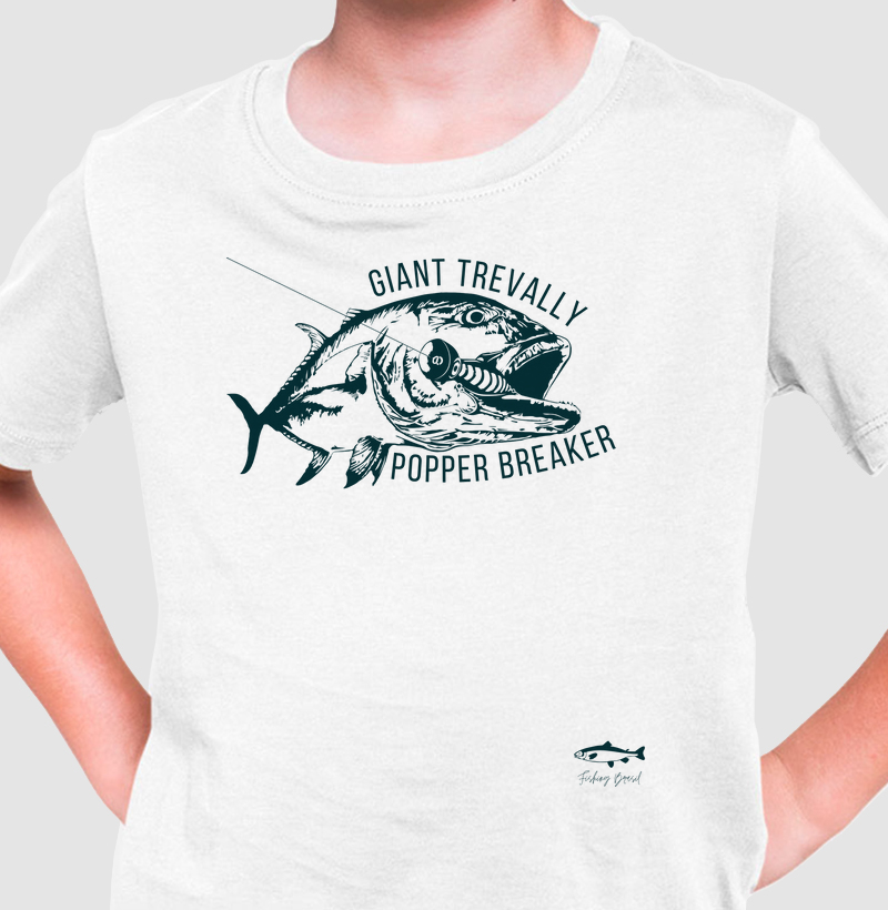 GIANT TREVALLY DESTRUIDOR DE POPPER KIDS