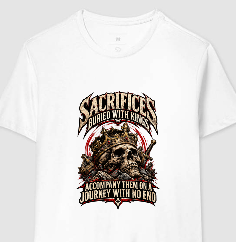 Camiseta Sacrifices Buried with Kings