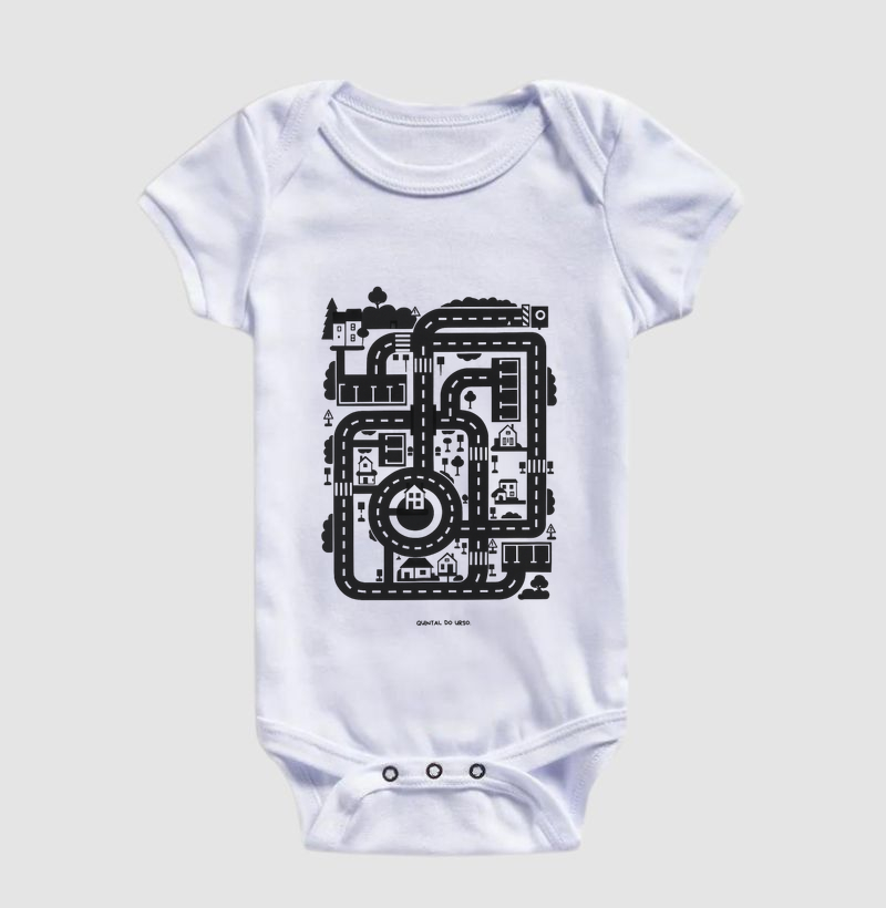Body Infantil pistinha de brincar 