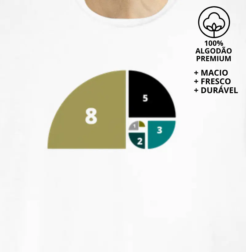 Camiseta Sequência de Fibonacci 