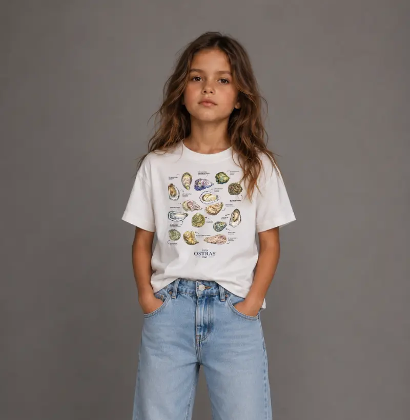 Camiseta Infantil Oysters 101 - por Enfim