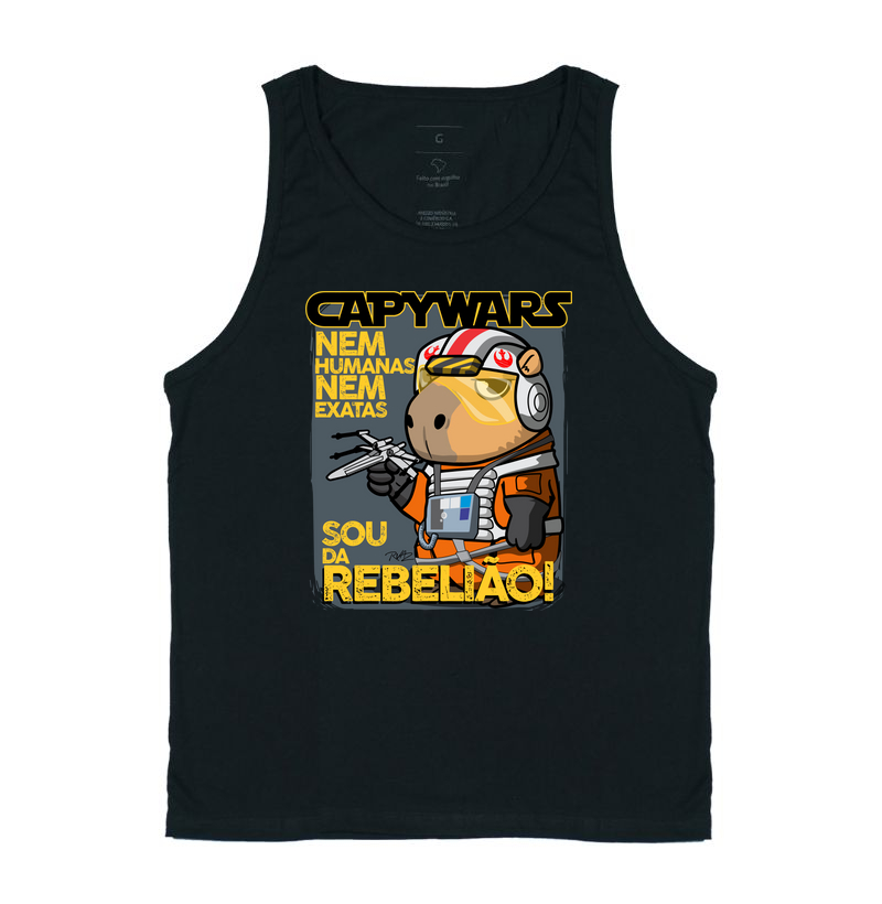 Camiseta Capivara Rebelião - Regata