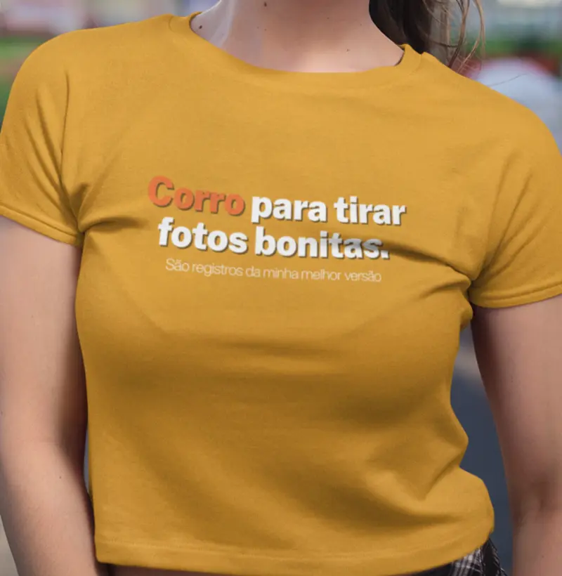 Corro para tirar fotos bonitas