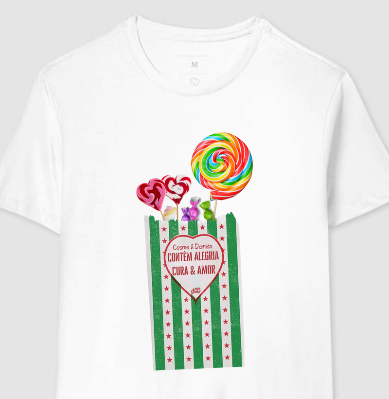 Saquinho de Cosme Damião Alegria Cura & Amor Maria Patuá