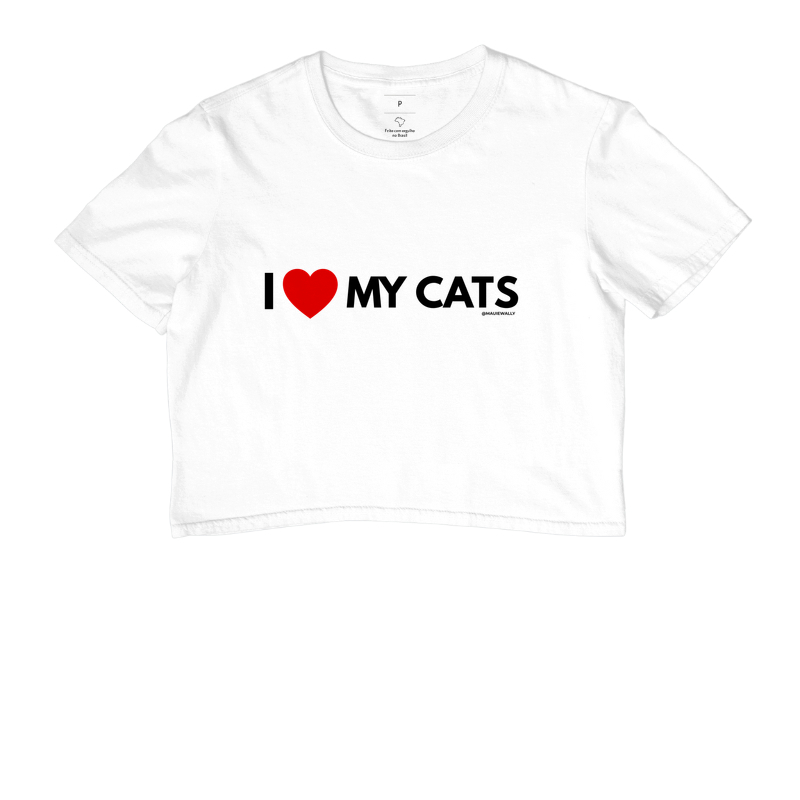 I LOVE MY CATS (red)