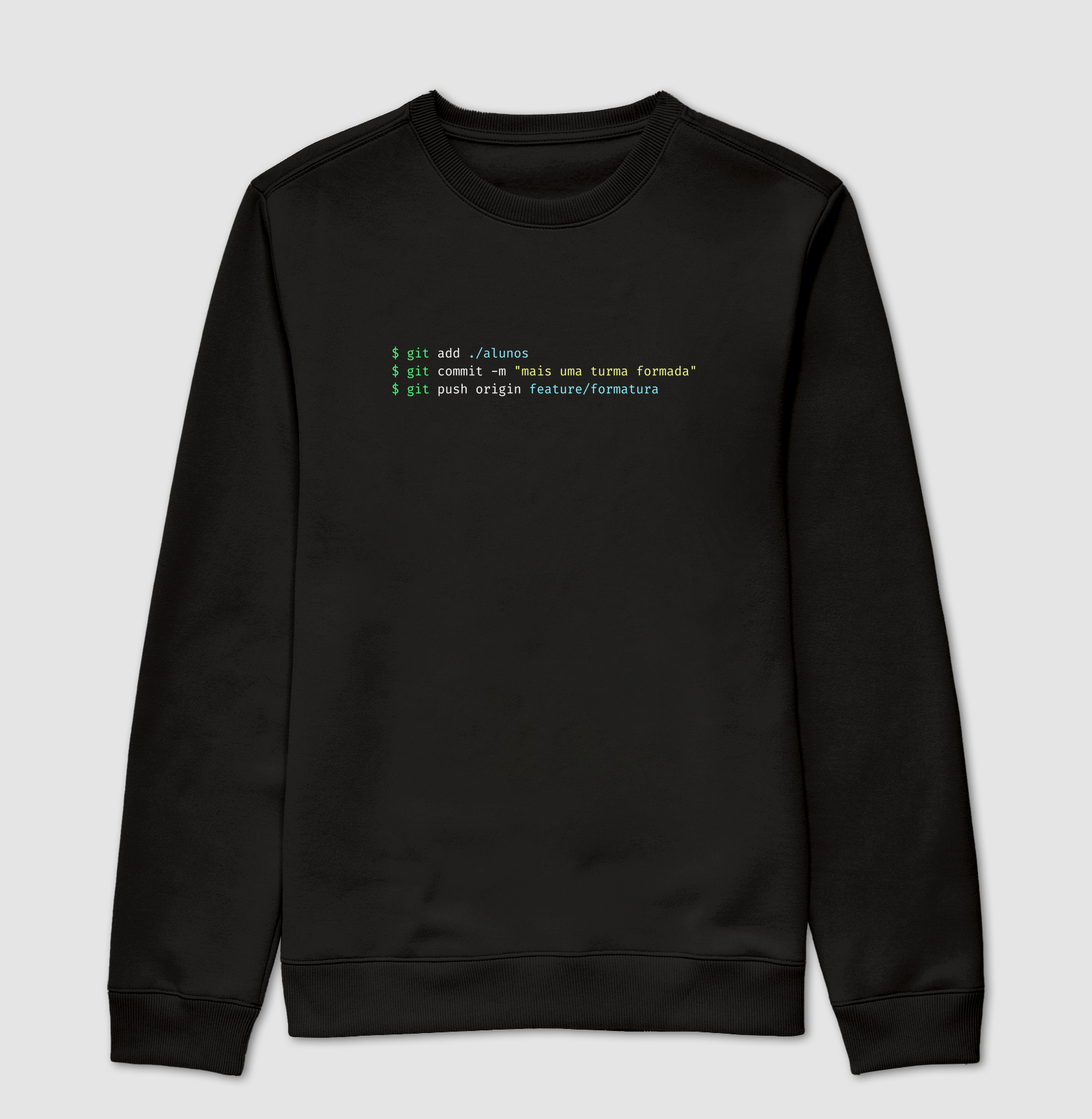 Git - Mais uma turma formada - Suéter Moletom