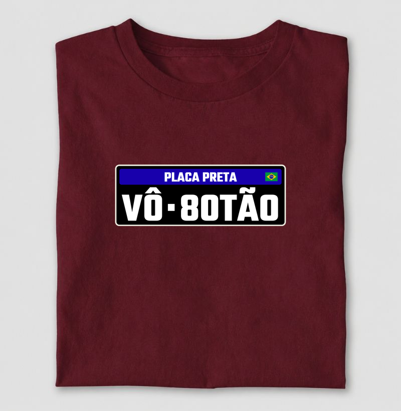 Vovô placa preta- 80-tâo