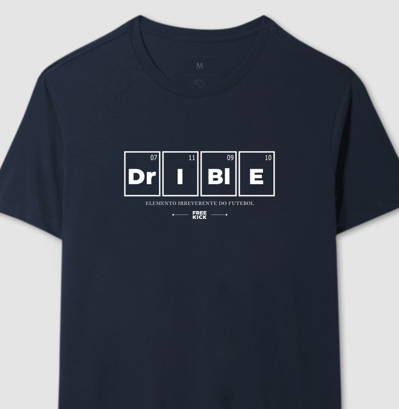 CAMISETA FREE KICK DRIBLE LOGO BRANCO