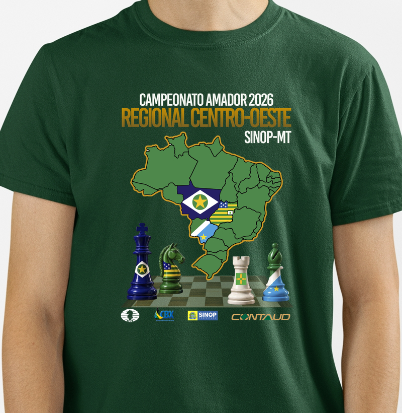 Campeonato Amador 2026 - Peças com bandeiras  - Camiseta