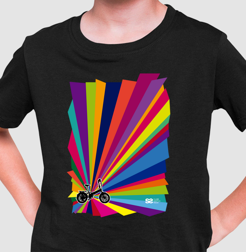 Camiseta Infantil Unissex "Tecnicolor"