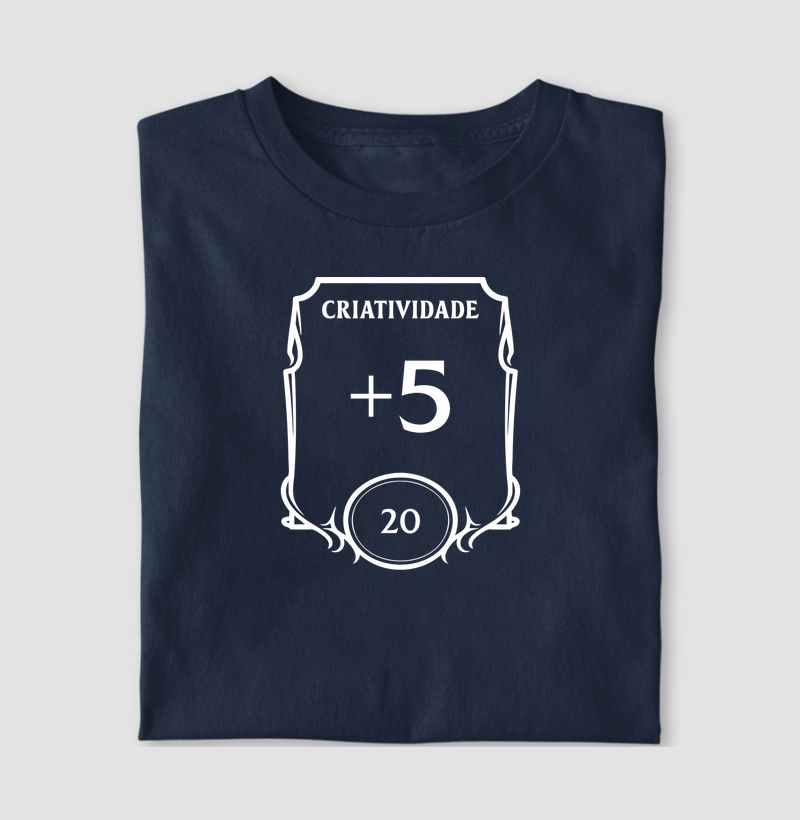 CRIATIVIDADE +5 - Camiseta