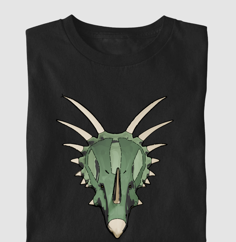 Camiseta Dinossauro Estiracossauro Cabeçada Algodão Premium Dinoloco