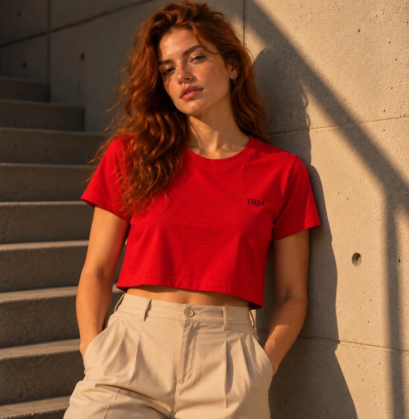 TRM Timeless Cropped Red - Cropped
