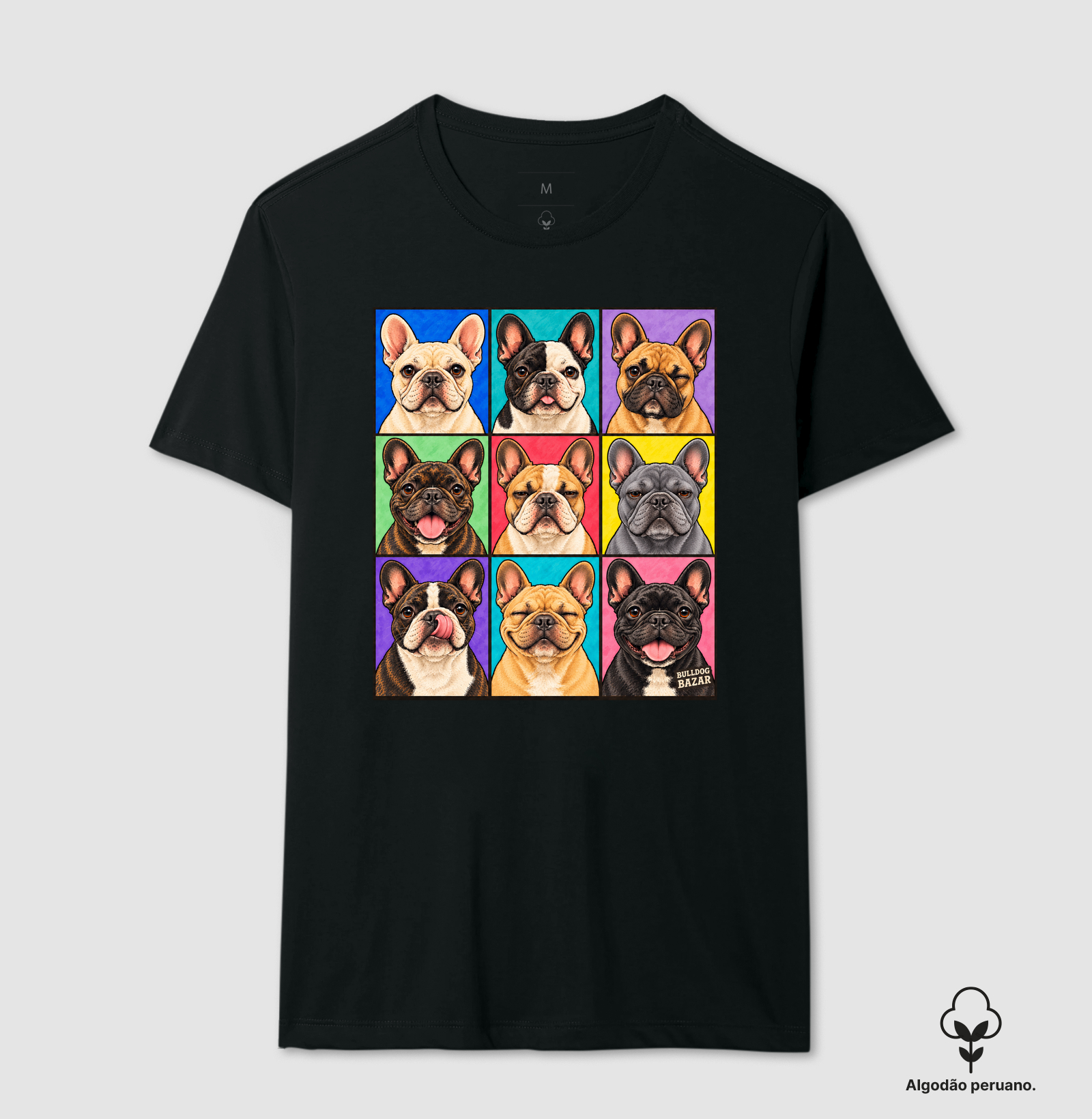 Francês - Cãobada - Camiseta Algodão Peruano