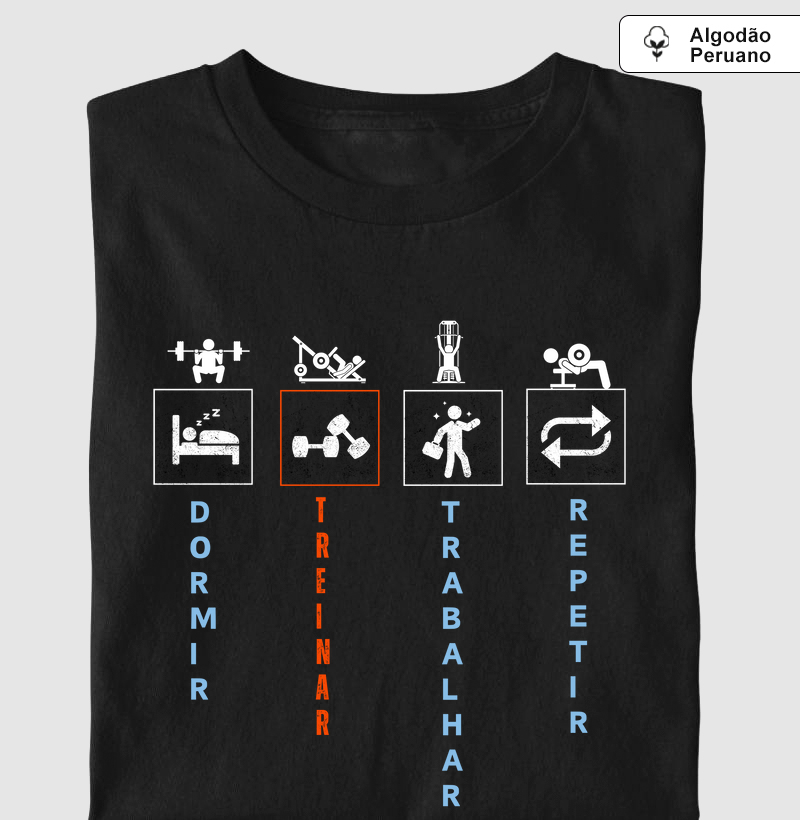 Rotina - Dormir, treinar , trabalhar e repetir