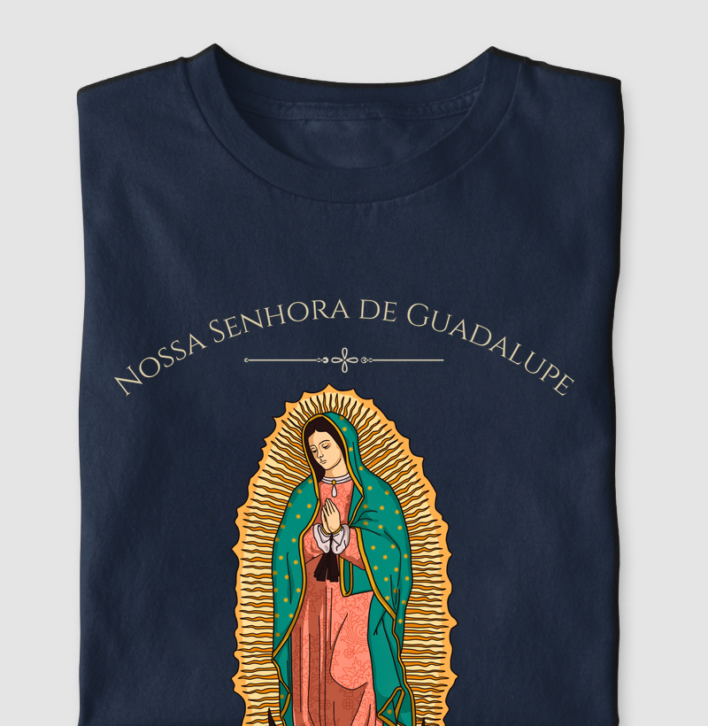 Camiseta Nossa Senhora de Guadalupe – Mãe que Intercede