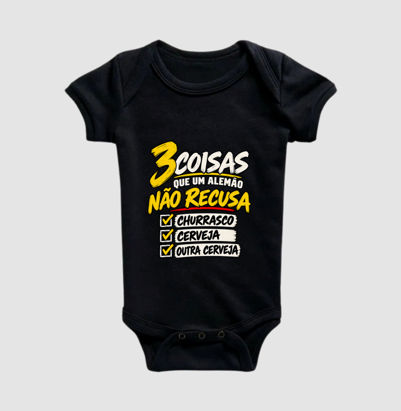 3 Coisas que um Alemão Não Recusa - Body Infantil