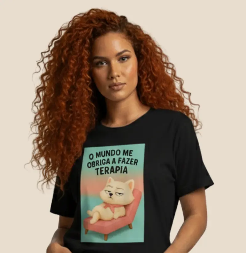 Camisa Lulu na Terapia