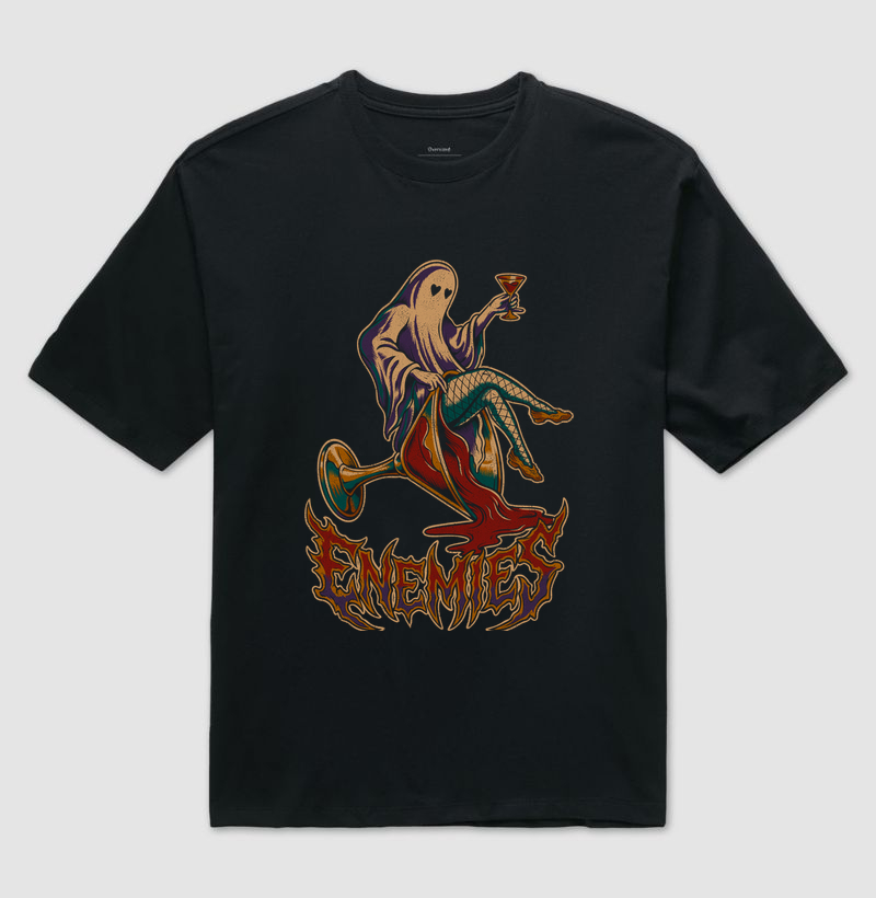 Um brinde ao além! - Camiseta Oversized