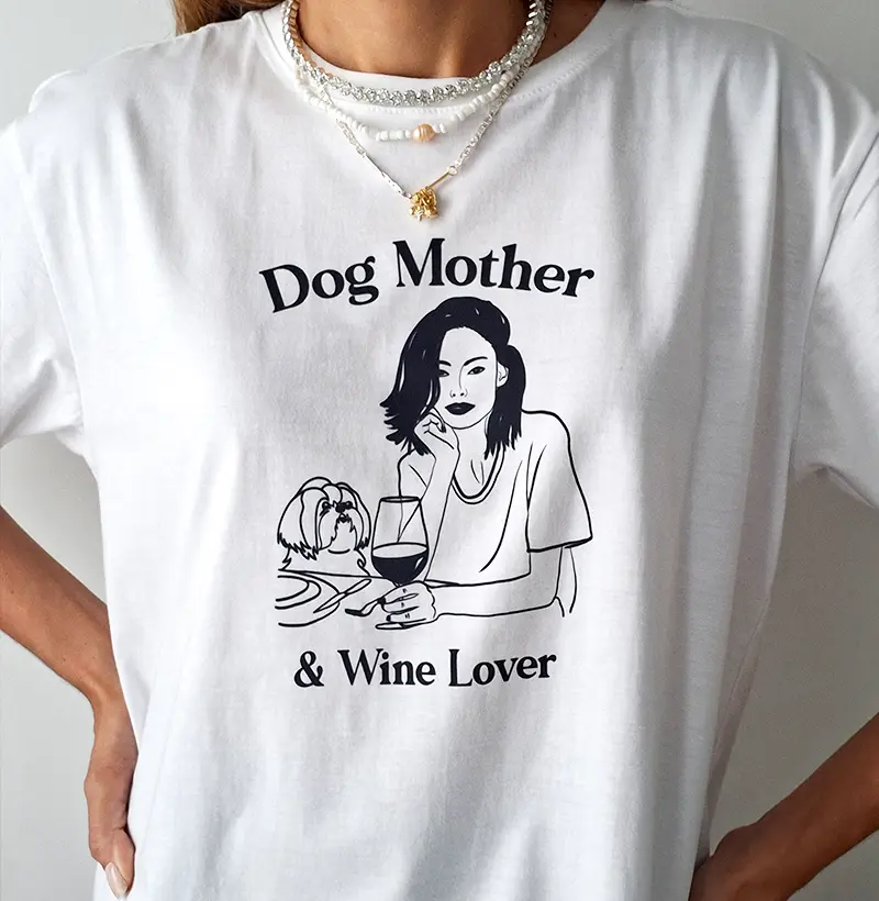 Dog Mother & Wine Lover