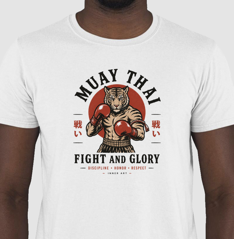 Camiseta masculina Fight & Glory