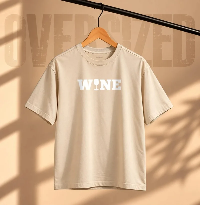 Camiseta Wine - Camiseta Oversized