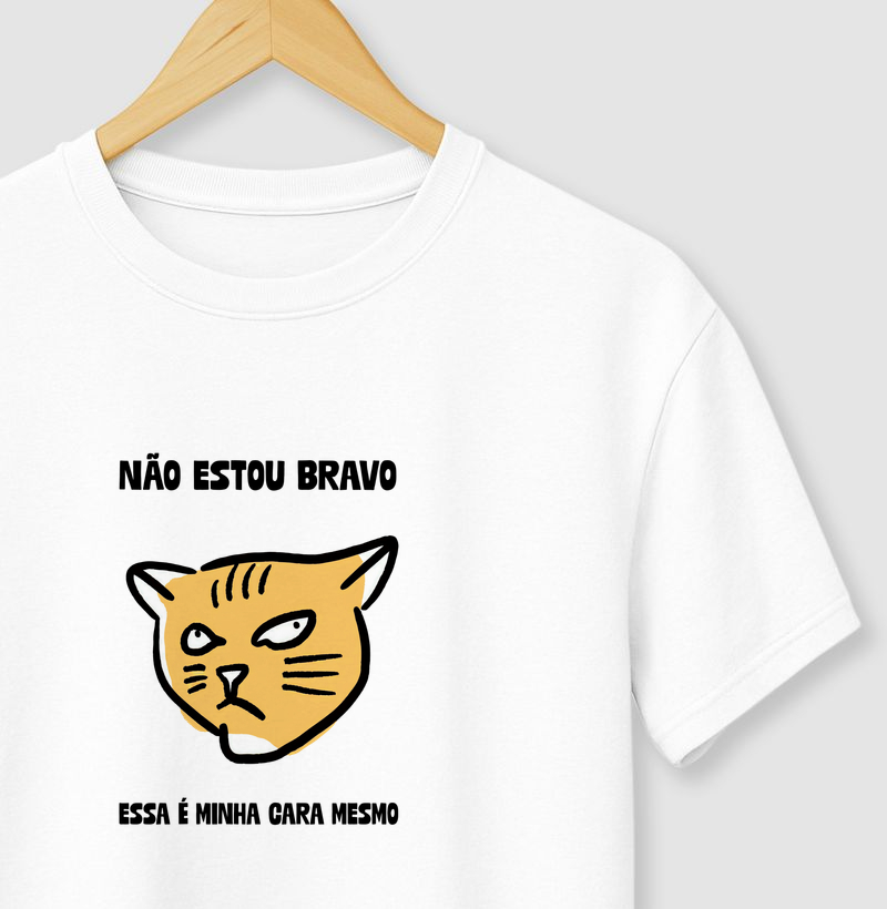 Não estou bravo, esta é minha cara mesmo