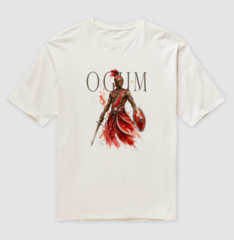Ogum I Orixás Maria Patuá - Camiseta Oversized